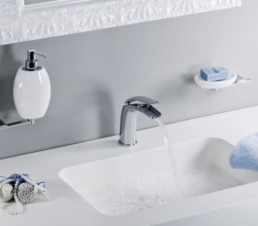 Miscelatore cascata Aria Webert lavabo